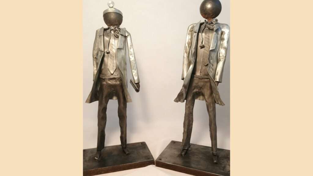 sculpture métal profession médicale